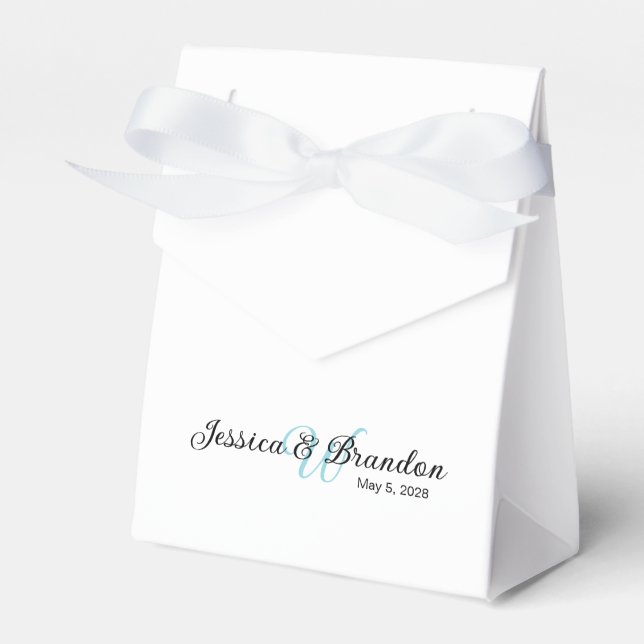 Wedding Label 016 Favour Box (Front Side)
