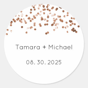Wedding Labels, Wedding Name Date Stickers