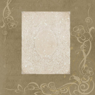 Wedding Lace Scrapbook Paper
