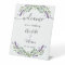 Wedding lavender eucalyptus greenery welcome