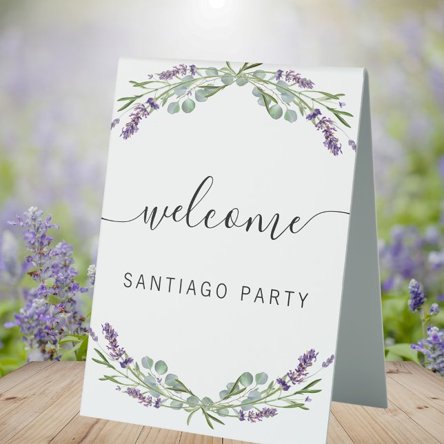 Wedding lavender name script welcome (Creator Uploaded)