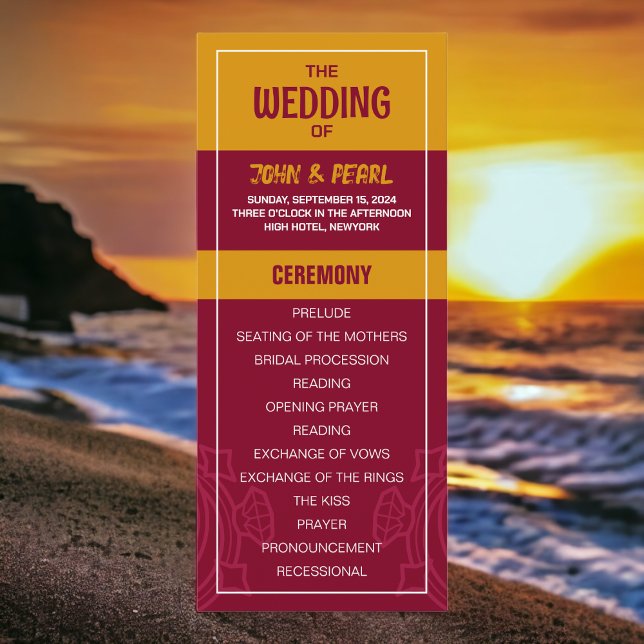 Wedding List Program (Creator Uploaded)