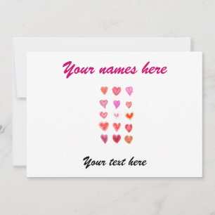 Wedding little hearts