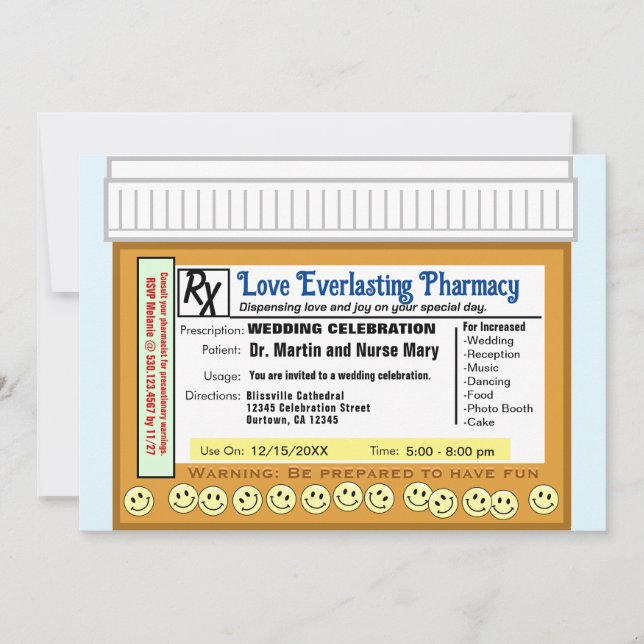 Wedding Love Everlasting Invitation (Front)