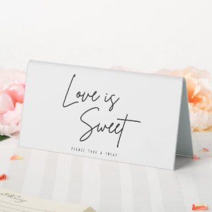 Wedding Love Is Sweet Please Take A Treat