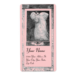 WEDDING LOVE PEACOCKS ,black and white pink