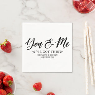 Wedding Love Quote Napkin
