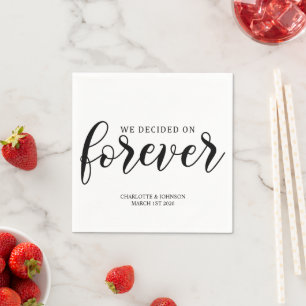 Wedding Love Quote Napkin