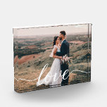 Wedding Love Script Personalised Photo Gift<br><div class="desc">Love Captured Eternally: Wedding Love Script Personalised Photo Gift Immortalise the essence of their union with our Wedding Love Script Personalised Photo Block. It's not merely a gift—it’s a timeless tribute to love, handcrafted to relive the magic of their special day for years to come. Delve into a gift that...</div>