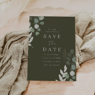 Wedding Luxury: Divine Olive Greenery Wedding Save The Date