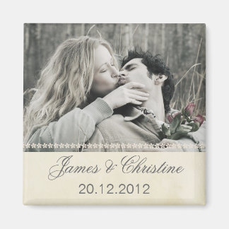Wedding magnet with your photo