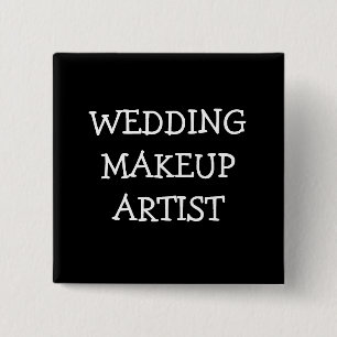 Wedding Makeup Artist 15 Cm Square Badge