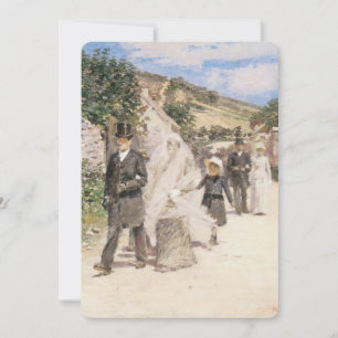 Wedding March by Robinson, Impressionism Art Invitation