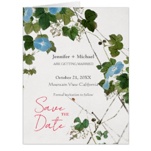 Wedding Marriage Minimalist Calligraphy Floral