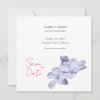 Wedding Marriage Minimalist Calligraphy Floral