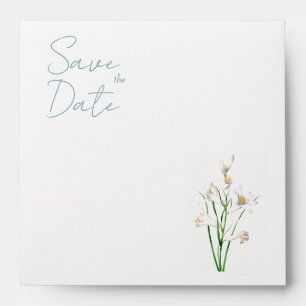 Wedding Marriage Minimalist Calligraphy Script Envelope