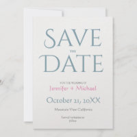 Wedding Marriage Minimalist Modern Chic