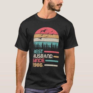 Wedding Married Anniversary 36 Years Best Husband T-Shirt