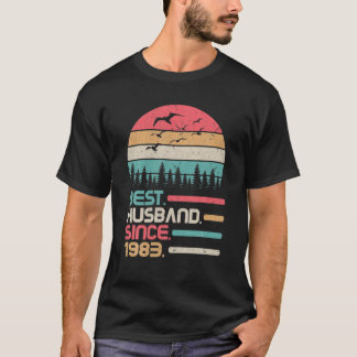Wedding Married Anniversary 39 Years Best Husband T-Shirt