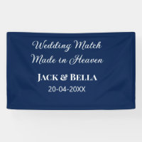 Wedding Match made in heaven wedding favours blue