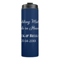 Wedding Match made in heaven wedding favours blue