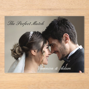 Wedding Matchbox – Perfect Match Premium Edition Acrylic Invitations