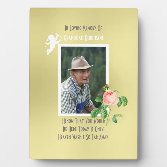 Wedding Memorial Missing Loved One Plaque (Front)