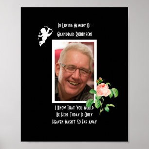 Wedding Memorial Missing Loved One Poster