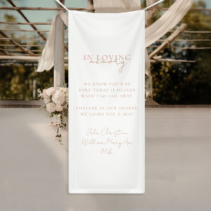 Wedding, Memorial, White, Banner