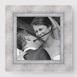 wedding memory photo clock