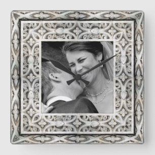 wedding memory photo clock