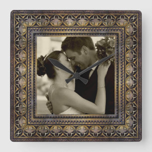 wedding memory photo clock