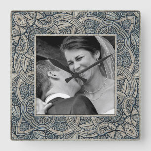 wedding memory photo clock