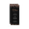 Wedding Menu Rose Gold Faux Glitter Confetti Black