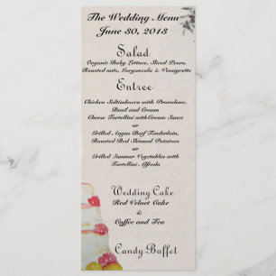 Wedding Menus