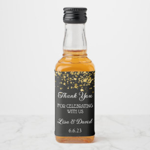 Wedding Mini Liquor Bottle Labels