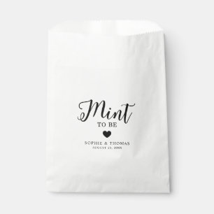 Wedding Mint to Be Favour Bag