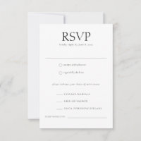 Wedding Monogram Elegant Meal Choice Wedding