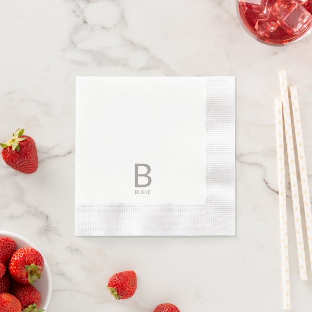 Wedding Monogram Napkins (Insitu)