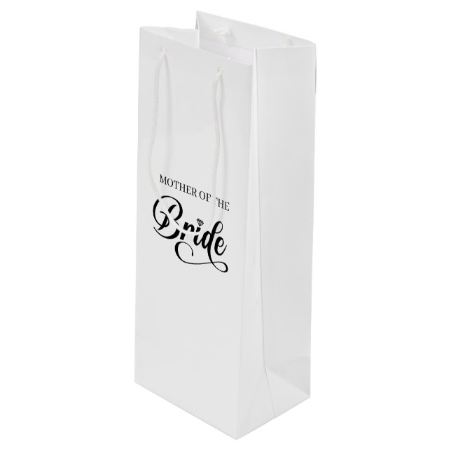 Wedding Mother of Bride Gift Bag (Front Angled)