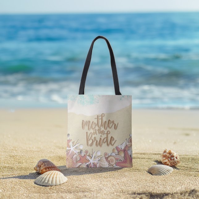 Wedding Mother of the Bride Summer Beach Starfish Tote Bag (Creator Uploaded)