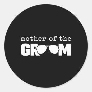 Wedding Mother of The Groom Classic Round Sticker