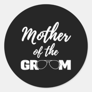 Wedding Mother of The Groom Classic Round Sticker