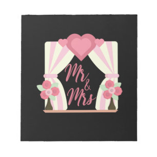 Wedding Mr And Mrs Notepad