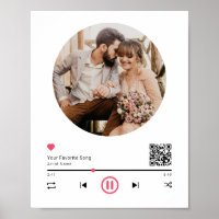 Wedding Music QR Code Couple Anniversary Photo