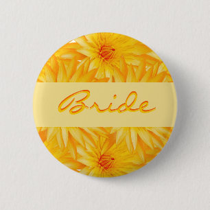 Wedding name tags - customisable yellow badges