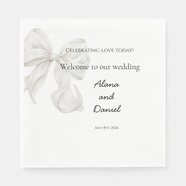 Wedding Napkins (Front)