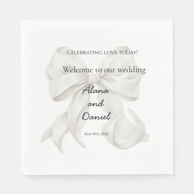 Wedding Napkins (Front)