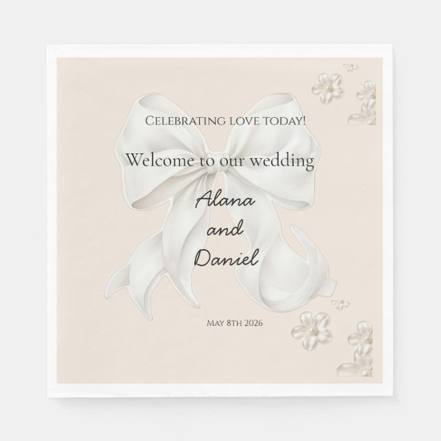 Wedding Napkins (Front)