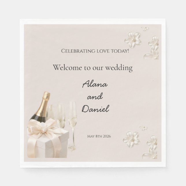 Wedding Napkins (Front)